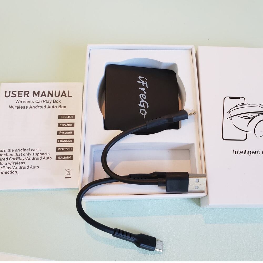 iFrego Wireless CarPlay and Android Auto Adapter Smart Box